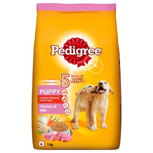 Pedigree Puppy Dry Food, Chicken & Milk 1 KG